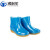 沸耐笙 FNS-04822 中性低筒雨鞋 耐酸碱油PVC低帮水鞋 519蓝色单鞋 37 双