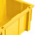 纳仕徳 C3# 加厚组立式零件盒 斜口螺丝收纳盒 货架整理箱 五金元件盒零件盒工具盒 黄色455x300x170