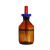 蜀牛 实验室玻璃滴瓶 白滴瓶 棕滴瓶 英式滴瓶 点滴瓶 蜀牛英式棕色滴瓶30ml(2个）