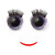 2个 蓝色漂亮的闪光睫毛眼睛星黛露毛绒玩具带有睫毛多颜色玩具 紫色 20mm