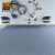 爱柯部落 方块毯办公室拼接地毯 会议客厅满铺防滑地垫装隔音地毯50cm×50cm（4片）蓝色条纹110117