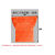 垃圾袋织物包装袋橙色感染性织物被子橘红平口废物收集袋  加厚 手提袋76*90 100条 手提袋76*90