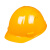 埠帝安全帽工地国标加厚透气领导建筑工程头盔男定制 黄色H99S透气ABS