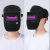 牛皮焊工面罩自动变光变色氩弧焊帽电焊镜防护专用全脸部轻便透气 DT型自动变光面罩
