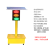 适配红绿灯交号灯 可升降移动信号灯 学校十字路口临时红绿 单面200-3-60型固定款