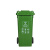 捷诺立（JNL）22441 分类垃圾桶绿色带轮小区物业大号垃圾箱厨余垃圾120升