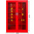 立采消防柜微型消防柜消防站安全器材箱工具放置展示消防器材储放柜灭火箱 3人配置1.8米X1.2米X0.4米 1套价