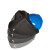 婕茵桐高空作业电焊面罩配安全帽式电焊帽氩弧焊头戴式面屏焊工专用可卸 插槽面罩ABS安全帽(黄色)2个镜