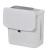 金诗洛 K5578 壁挂式干湿分离垃圾桶 悬挂卫生桶厨房分类收纳桶清洁桶 白色