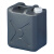 平角桶试剂废液桶塑料方形桶带把手单口HDPE2345610L （10-4101系列） 10-4106-55	10l