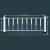 市政道路护栏隔离栏城市马路人行道广告锌钢黄金护栏停车场防撞栏 普通款1.2米高 一米价格