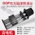 GGP精密双光轴滚珠丝杆直线滑台模组电动滑轨十字丝杠工作台 1204-500mm含57*56电机