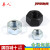 5级(8.8)级美制发黑 镀锌螺帽UNC高强度英制六角螺母 5/8-11(10只)镀锌
