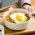 亿嘉（IJARL）日韩欧式陶瓷餐具小汤碗饭碗6英寸面碗家用碗甜品碗 北欧印象黑色 北欧6英寸面碗白色单个装