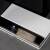 名片夹 实用便携商务办公名片盒子男女士创意个性金属桌面名片收 藏蓝色(不定制)