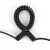 10芯弹簧线信号线带屏蔽0.2/0.3平方螺旋电缆线伸缩线编织屏蔽线 10芯0.3平方拉4米(OD 8MM )