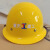 LISM安全帽国标玻璃钢建筑工地电力施工男加厚透气领导防护头盔可印字 高分子玻钢透气款黄色