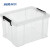 安英卡尔  透明塑料整理箱储物箱 塑料收纳盒 【18L】37.4*28.4*22.8cm