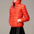 诺煦大尺码服女士短款学生韩版可爱修身轻薄款学生外套 酒红-连帽 S 65-85斤