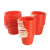 有豫 塑料桶 小水桶厚实涂料桶子 红色无盖17L 单位：个