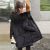 皮尔卡丹（pierre cardin）品牌女装羽绒服冬季2023年新款设计感时尚派克服外套高档轻薄女装 黑色+白毛   M 80-105斤