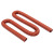 鑫嵘 矽胶高温风管 加厚软管耐高温硫化管 红色 内径200mm(4米/条)