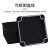 百舸 黑色ABS塑料防水盒户外室内电缆防水接线盒塑料电源分线盒200*120*75（F型新料带耳）