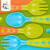 MDB 儿童餐具宝宝叉勺套装便携婴儿辅食勺子新生儿训练叉子白色赠收纳盒