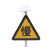 道路交通太阳能导向牌施工交通安全警示牌施工牌交通指示牌 点阵发光标牌900900