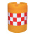 颖欢防撞桶塑料注水隔离墩道路安全防撞圆柱形警示反光滚塑防撞桶750*900mm红白