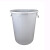 展源设备   大垃圾桶   白色50L无盖圆桶