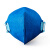 CM朝美 2001型600只头戴式蓝色KN95防雾霾PM2.5粉尘成人男女折叠防护口罩