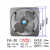 圆形排气扇工业排气扇强力通风换气扇220V养殖场排风扇大功率 FA-40016寸圆不带网