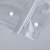 安达通 包装袋 PVC透明带挂钩塑料自封袋手提拉链袋子  35+7*27*8丝(100个)