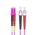 胜为 光纤跳线 LC-ST 多模双芯 紫色 15m FTLO-2150