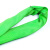 国标工业柔性吊装带双扣环形3/5/10吨起重圆形软吊带吊车吊树吊绳 2吨3米 橘色，绿色 默认