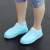 英玛仕（ENGMARSS）雨鞋套男女中筒雨鞋轻巧便携防滑耐磨加厚防雨水鞋套户外防水 蓝色 XL