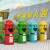 庄太太【红色大号100cm】垃圾桶幼儿园卡通分类垃圾桶消防主题公园户外垃圾箱