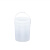 经济型密封桶  (HDPE制)  1-4619-01 硅胶密封垫可高度密封液体不易溢出亚速旺 1-4619-01 HD-20白