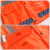 海斯迪克 雨衣雨裤套装 加厚牛津布防暴雨水反光雨衣HKsq-343 橘色 XL 