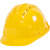工孚 安全帽 工地abs国标玻璃钢透气加厚防砸头盔建筑施工印字 单位：顶 ABS国标V型 黄色 