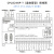 工贝PLC控制器CPU224XP 214-2AD23兼容S7-200 CPU222 228国产PLC CPU224XP【不带网口】继电器型 空白LOGO