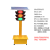 太阳能红绿灯交通信号灯 可升降移动信号灯 学校十字路口临时红绿 2001260型固定款