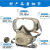 元族定制适用定制适用防尘面罩眼镜口罩一体面具工业粉尘打磨土石灰煤 分体面具+10片棉（送玻璃眼镜）