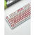 ZUIDID适配客制化98键三模无线蓝牙2.4G机械键盘RGB灯光全键热插拔游戏 98三模白底粉色小猪键盘rgb 类m 红轴