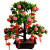 润蕾仿真树苹果橘子桃子盆栽客厅摆件绿植塑料假花电视柜装饰品 28厘米新款苹果树
