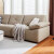 A家家居简约现代新款真皮沙发客厅小户型意式轻奢直排生态真皮沙发 大象沙发-2.75米