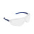 3M 护目镜10437防护无色防护眼镜防飞溅聚碳酸酯镜片防刮擦防冲击防紫外线 5副装