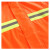 立采 立采 橘色雨衣环卫工人连体雨衣成人防水桔色外卖长款雨衣防汛户外徒步骑行  橘色长款2XL码1件