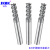 SKAK钨钢铣刀 HRC60度标准长或柄加长不锈钢专用平底铣刀 CNC数控锣刀 3.0*4D*50L